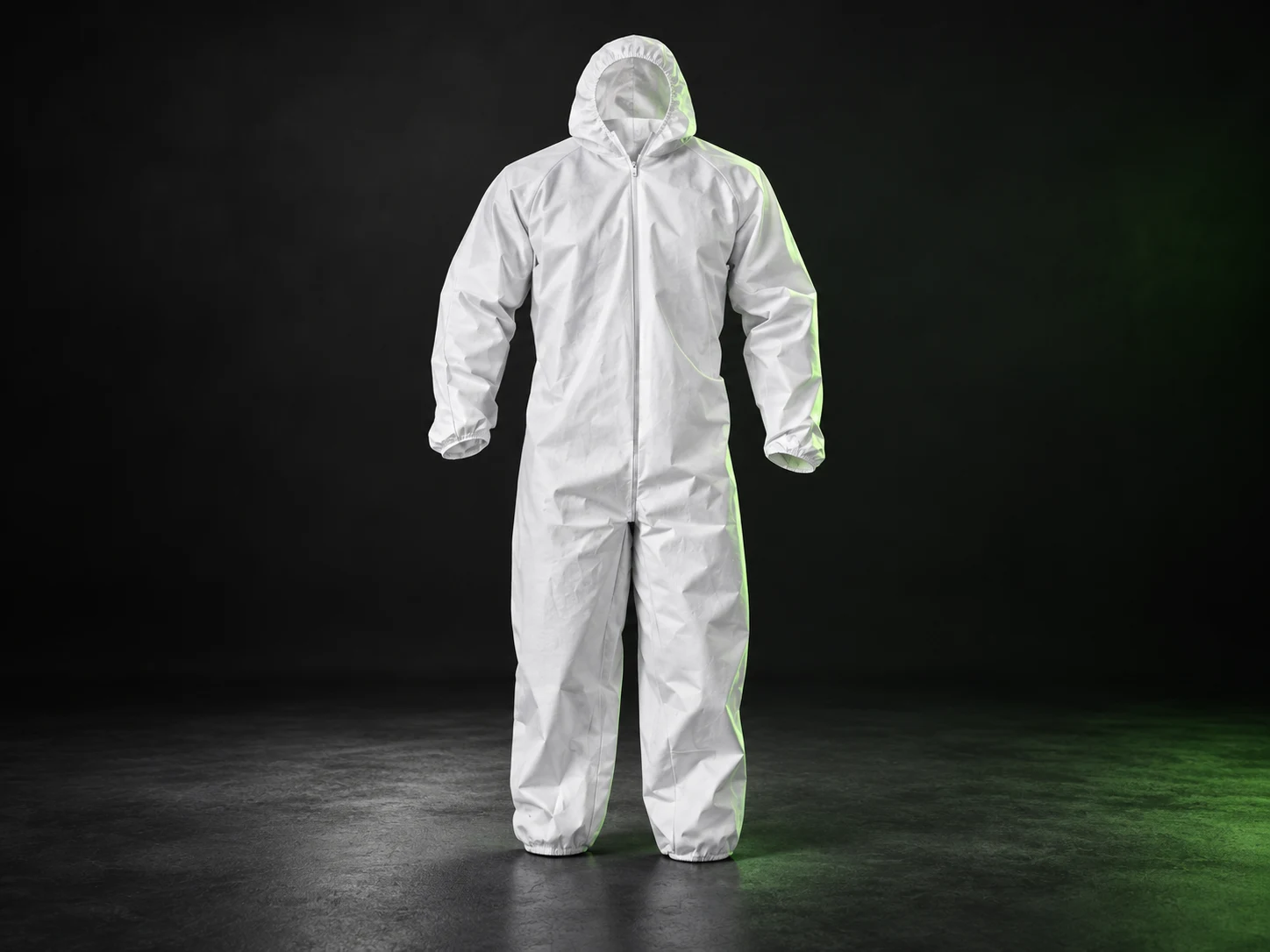 Traje de pintor descartable, producción de FOCUS+
