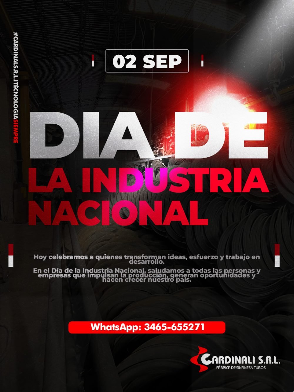 Día de la Industria Nacional -- Cardinali S.R.L.