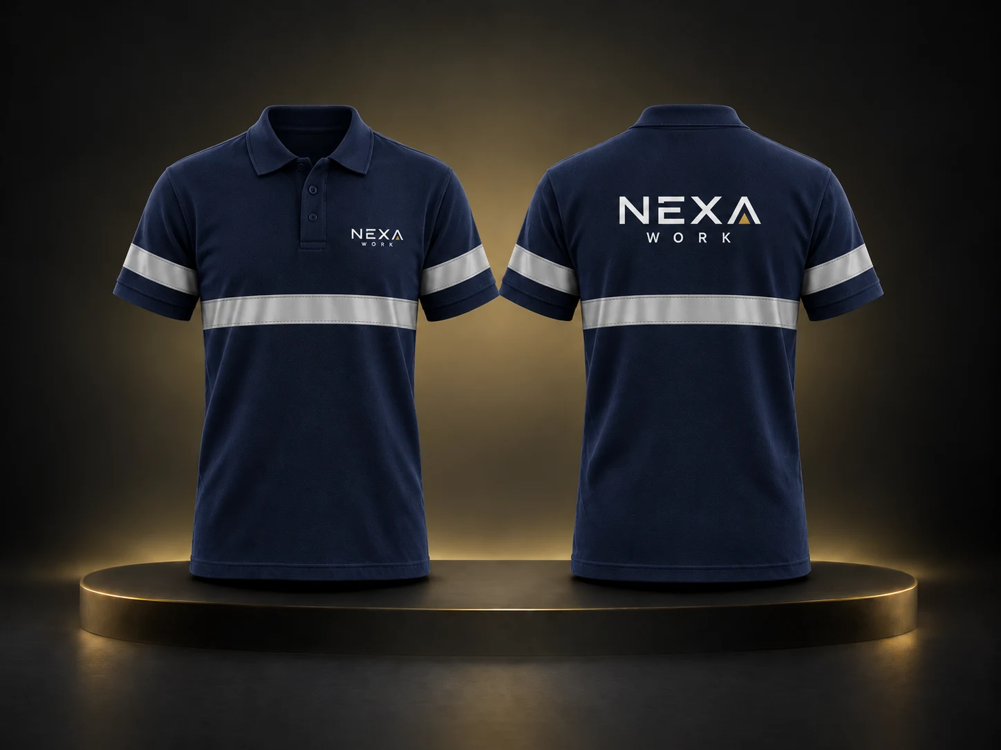 Chomba con refractario personalizada con logo de empresa, producción de FOCUS+